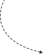 Arrow pointing to bomb